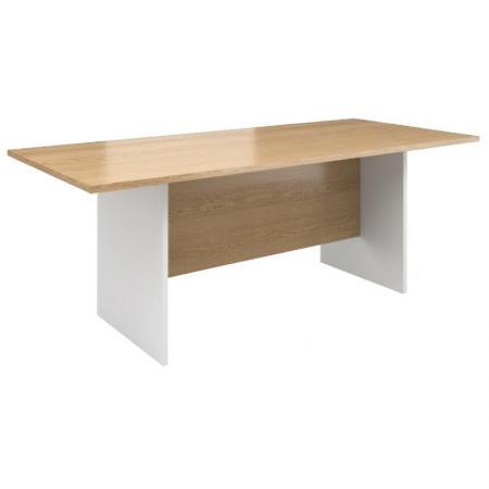 Стол для переговоров Alba AL-1.13 (дуб сантана/белый, 2000х900х750 мм)